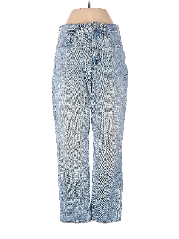 Limited Time Offer!High-Rise Straight-leg Jeans in Light Wash