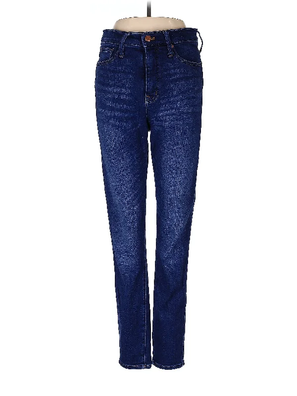 Upgrade for Less!High-Rise Straight-leg Jeans in Medium Wash