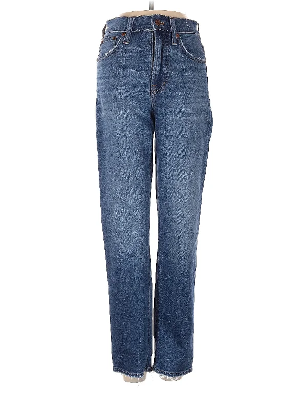 The Best Deals Won’t Wait!High-Rise Straight-leg Jeans in Medium Wash