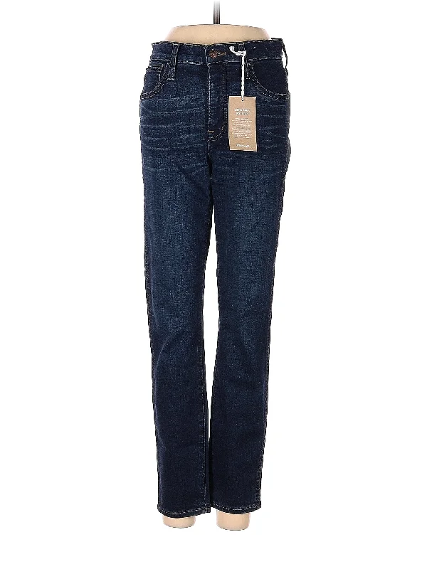 Hottest Discounts of the Year!High-Rise Straight-leg Jeans in Medium Wash