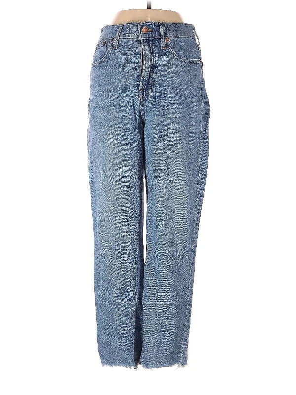 Limited Edition, Limited Price!Mid-Rise Straight-leg Jeans in Light Wash