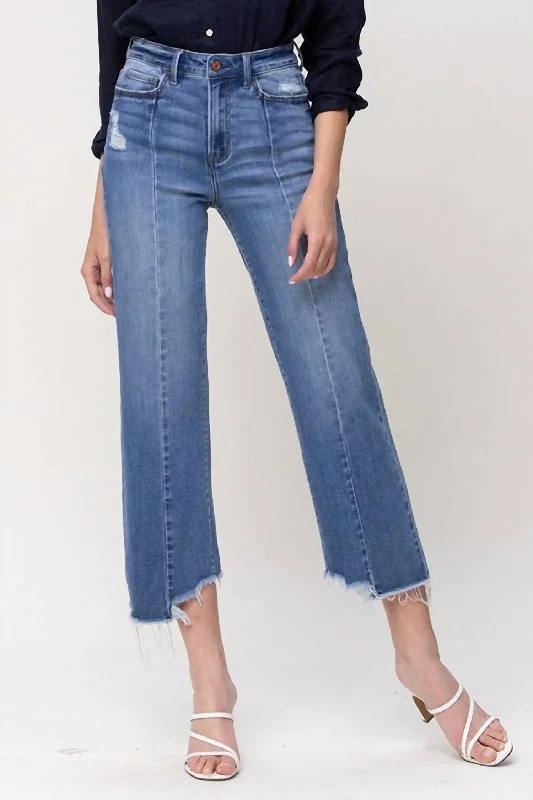 Shop More, Spend Less!Seams Lovely Super High Rise Wide Leg Jean In Blue
