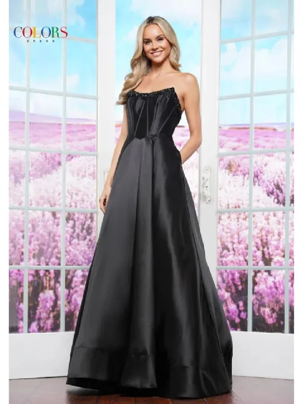 Shop the Hottest Deals!Colors 3478 Formal Ball Gown Long Evening Prom Dress