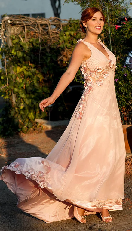 Unbeatable Prices!After Six Flower Blush Gown
