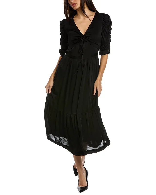 Bigger Savings, Better Shopping!ba&sh Cinched Front Midi Dress