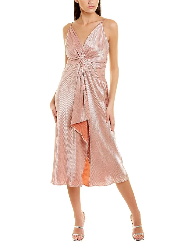 Steals and Deals Await!Bebe Twisted Front Midi Dress