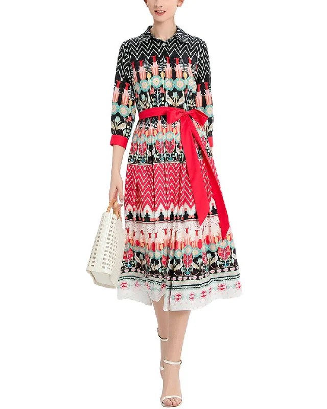 Great Deals, Just for You!BURRYCO 3/4-Sleeve Midi Dress