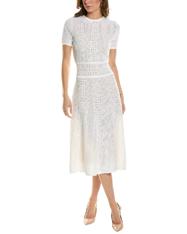 Every Deal is a Steal!Carolina Herrera Crochet Midi Dress