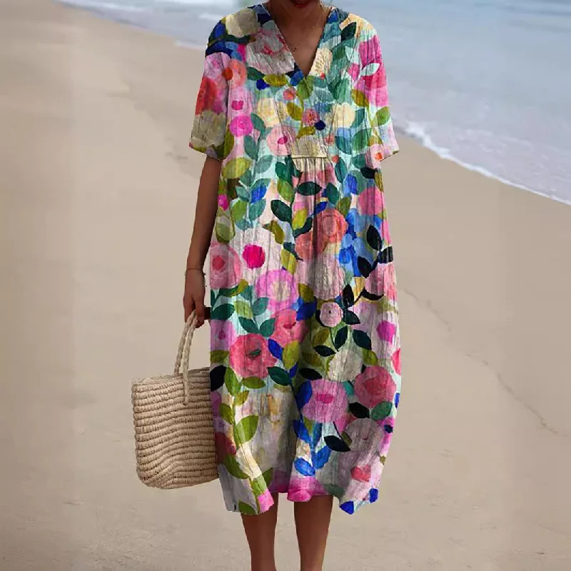 Savings You Can’t Ignore!Caroline | Floral Print Dress