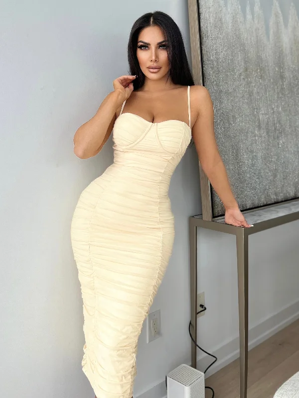 Limited Deals, Unlimited Savings!Celine Corset Mesh Dress