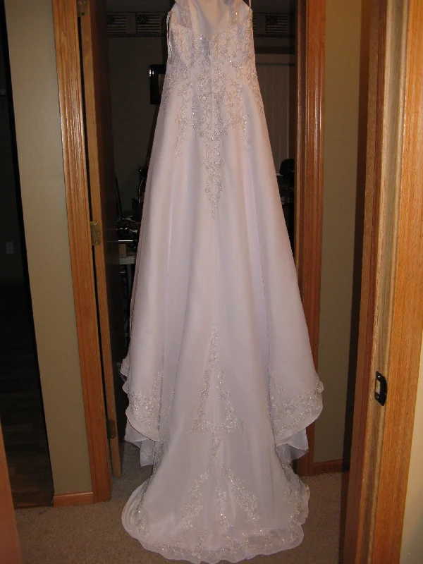 Your Exclusive Offer Awaits!David's Bridal A-Line with Chifon Split