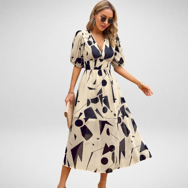 Must-Have Deals Inside!Eva™ Charming V-Neck Dress