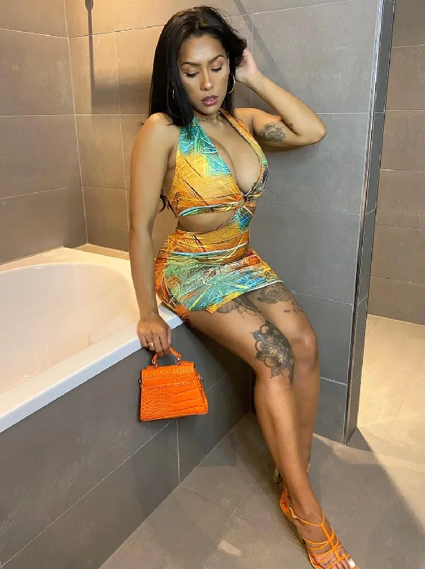 Save Like Never Before!Exotic Cut Out Dress