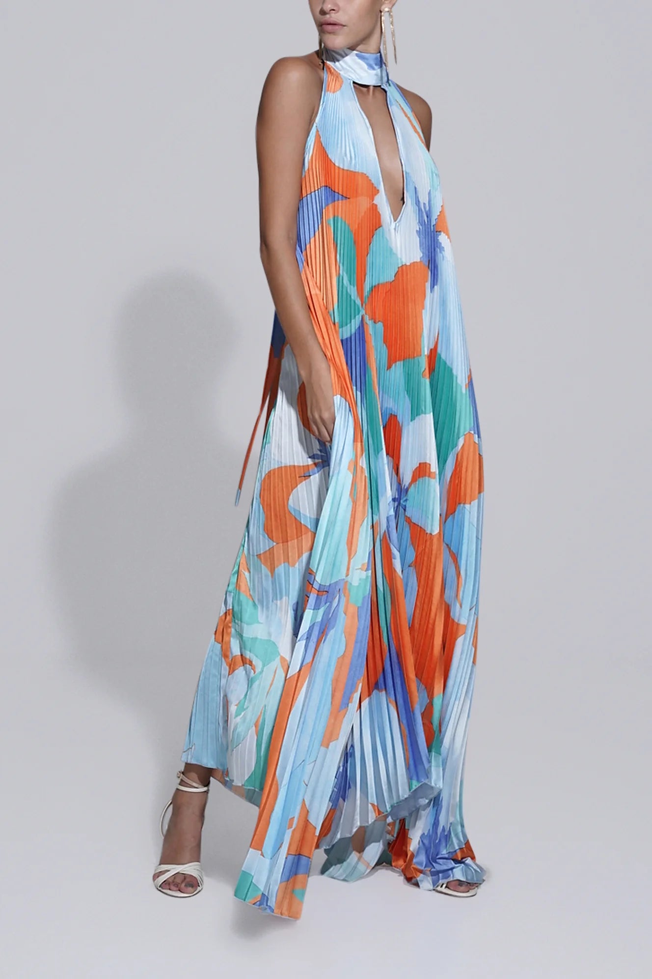 More Discounts, More Joy!Fenna™ Halter-Style Maxi-Dress