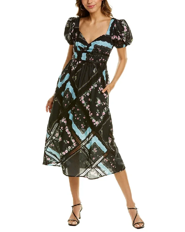 Save More When You Shop More!For Love and Lemons Margaret Midi Dress