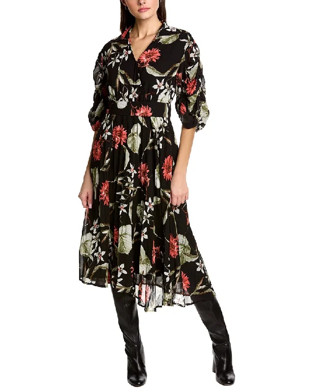 One Day Only – Huge Savings!Gracia Surplice Midi Dress