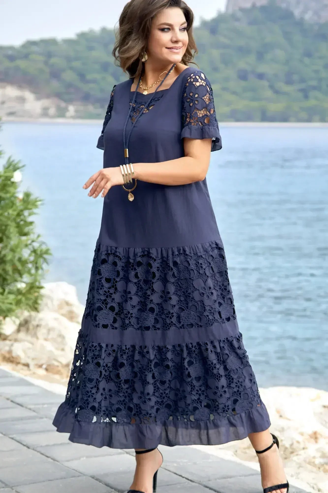 Get the Best for Less!Janice™ Elegant Tummy Coverage Dress