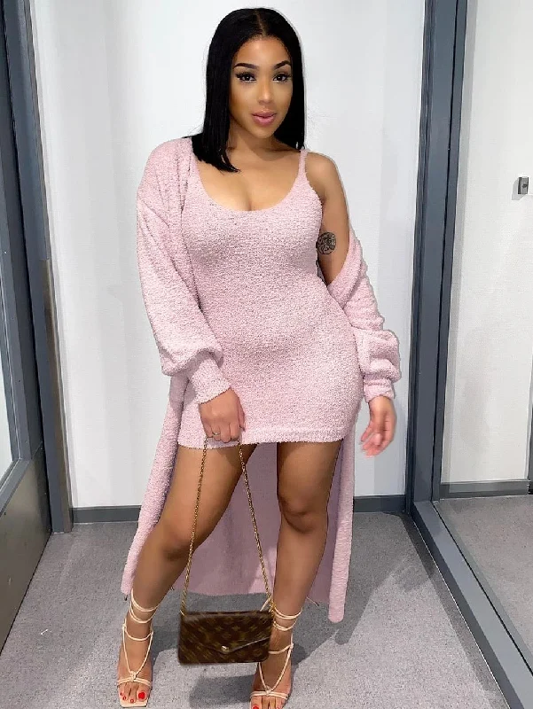 Limited Time Offer!Living In It Cozy Dress Set