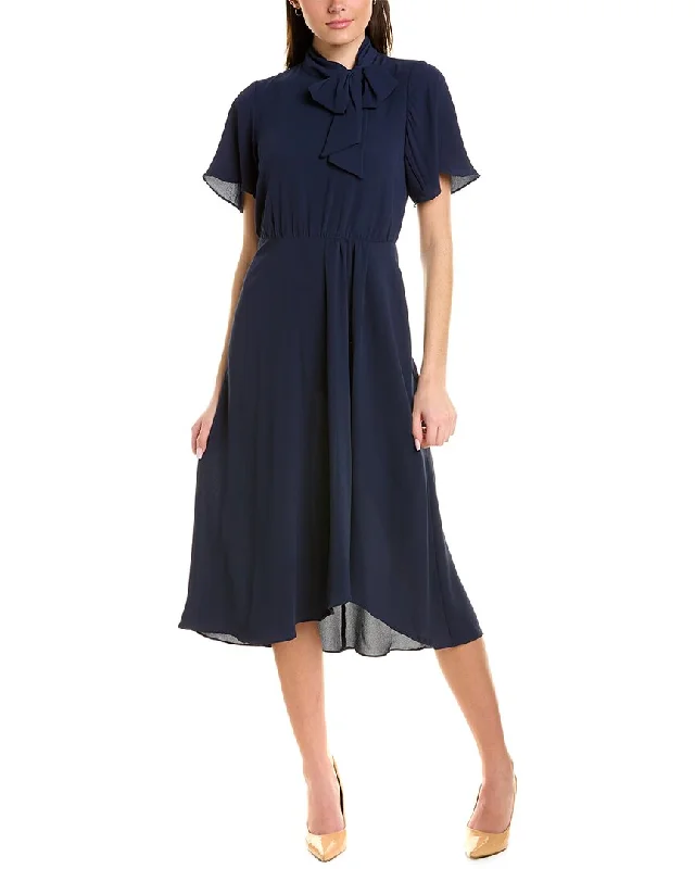 Shop Today, Save Tomorrow!London Times Bubble Crepe Midi Dress