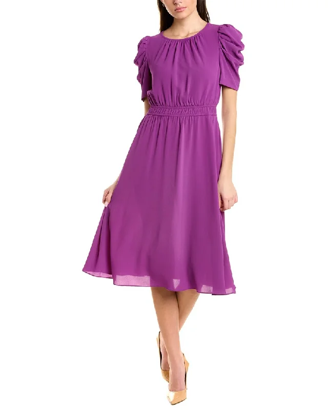 Limited Stock Available!London Times Flutter Sleeve Midi Dress