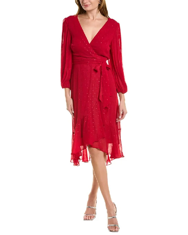 Special Discounts Inside!Maison Tara Clip Dot Midi Dress