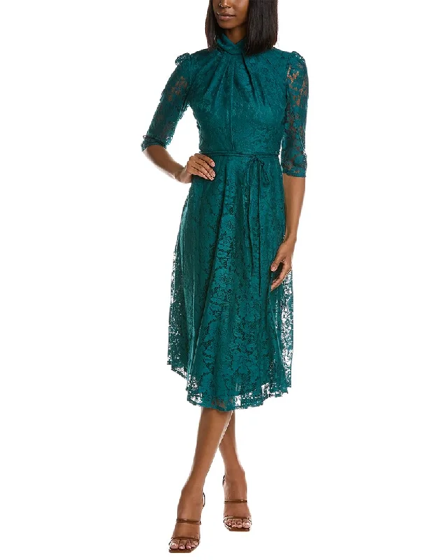 Your Dream Deal is Here!MAISON TARA Rose Lace Midi Dress