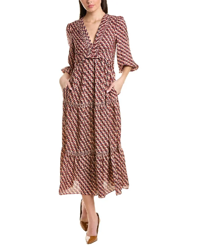 Exclusive Savings This Week!Max Studio Tiered Midi Dress