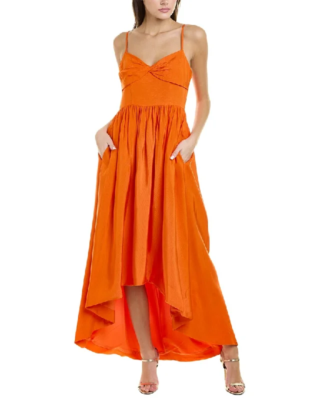 Unmissable Offers Await!ML Monique Lhuillier Faille Midi Dress