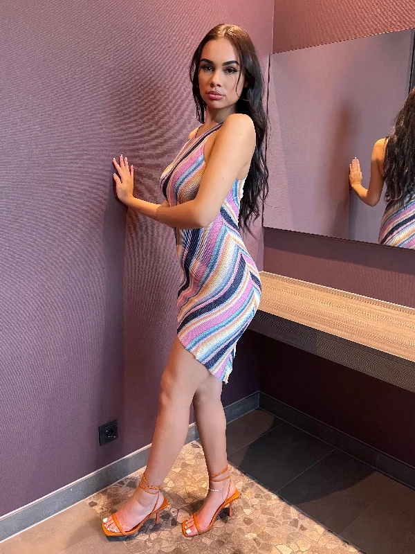Flash Deals – Act Quickly!Multi Bright Crochet Dress