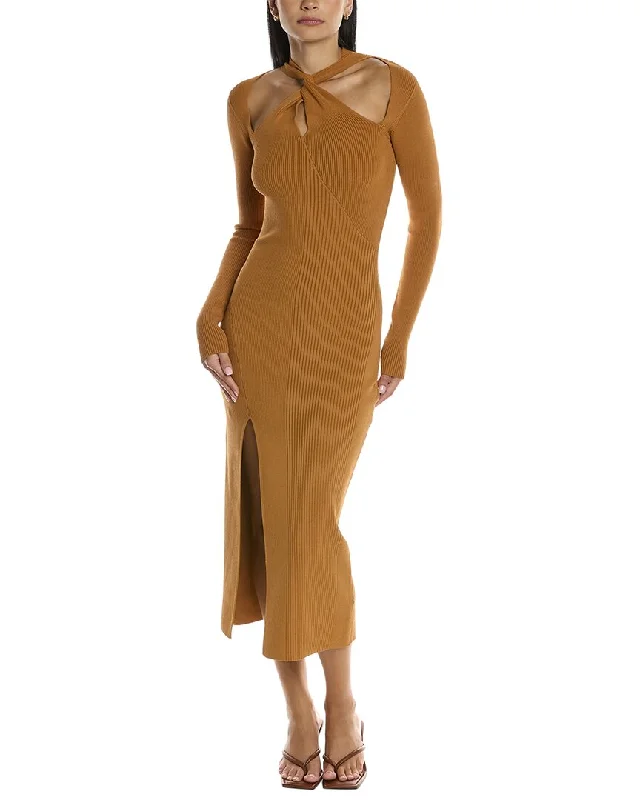 Limited Edition, Limited Price!Nicholas Karasi Ribbed Midi Dress