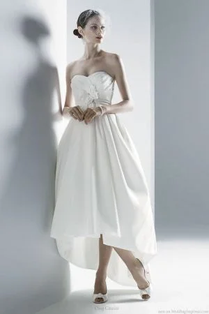 Your Shopping Spree Starts Here!Oleg Cassini High-low hem, waist flower