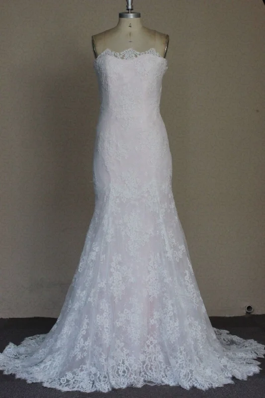 Instant Savings Await!Other ALL LACE slim wedding gown