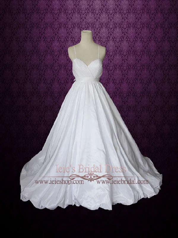 Buy One, Get One Free!Other Empire Waist A-line Wedding Dress with Thin Straps