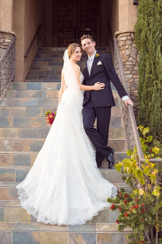 Incredible Savings Inside!Other Rosa Clara - Lace, drop-waist gown with sweetheart