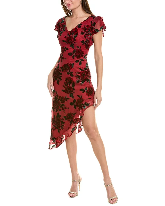 Shop Early, Save Big!Rachel Parcell Velvet Burnout Midi Dress