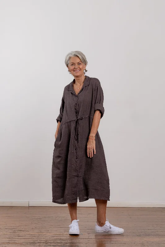 Biggest Sale of the Season!Rodin Linen Drawstring Dress