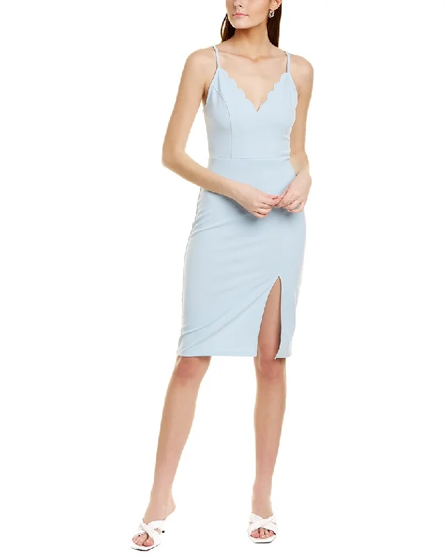 Your Chance to Save is Now!Socialite Scallop Midi Dress