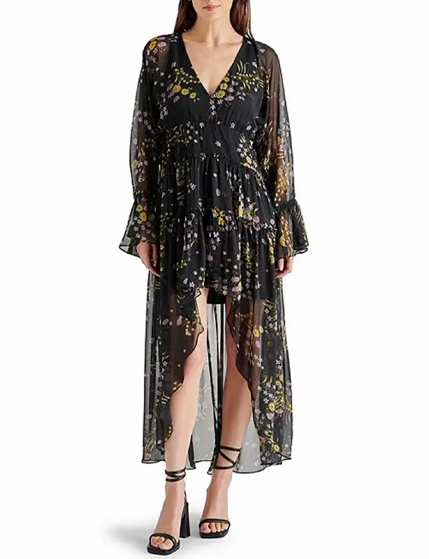 Limited-Time Price Drop!Sol Hi Lo Dress, Black