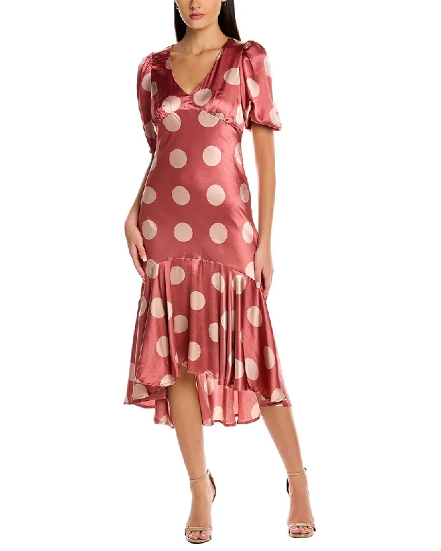 Biggest Sale of the Season!Taylor Polka Dot Midi Dress