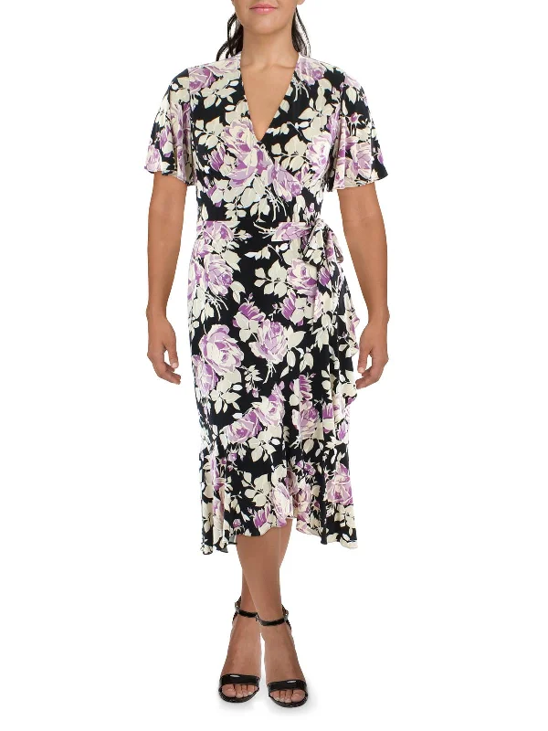 Shop Today, Save Tomorrow!Womens Floral Hi-Low Midi Dress