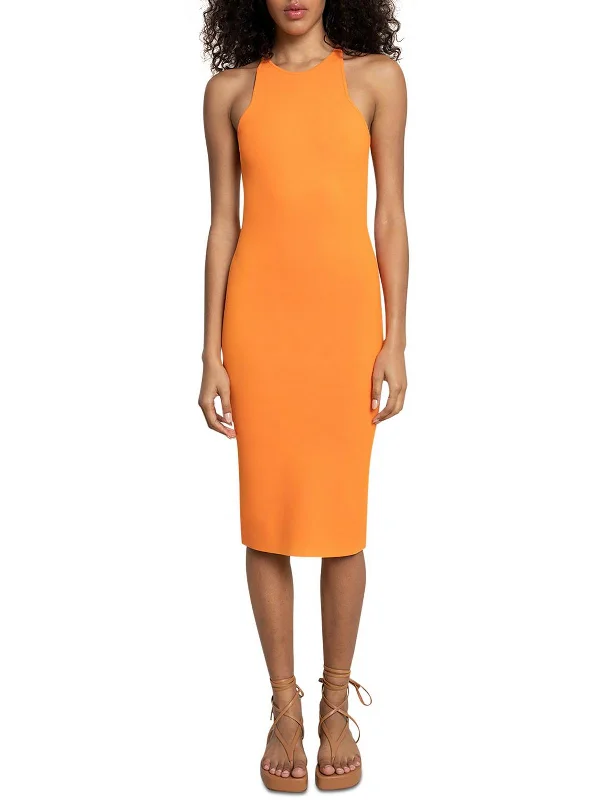 Shop Now and Save!Womens Scuba Sleeveless Midi Dress