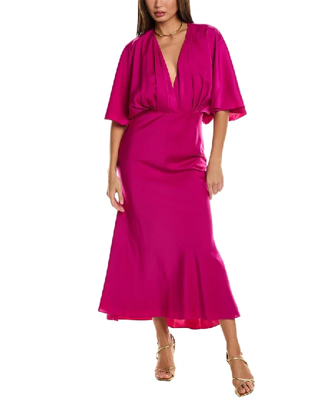 The Sale You’ve Been Waiting For!AIIFOS Isabelle Silk Maxi Dress