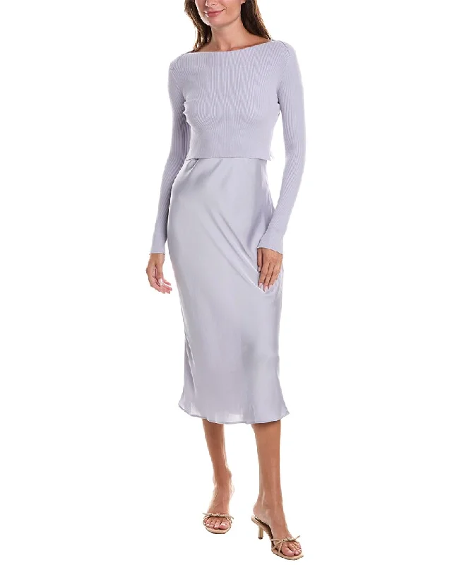 Buy One, Get One Free!AllSaints 2pc Hera Popover Sweater Maxi Dress