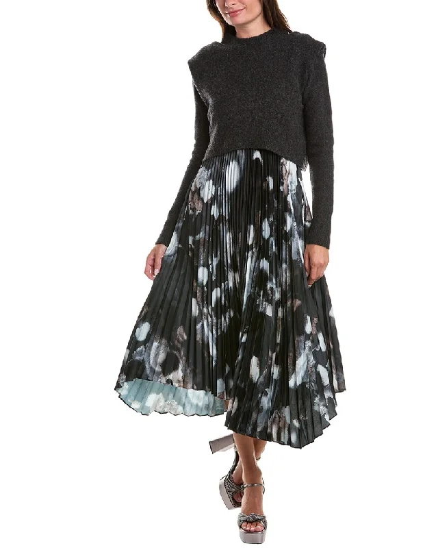 Shop the Hottest Deals!AllSaints 2pc Leia Mars Wool-Blend Popover Sweater Maxi Dress