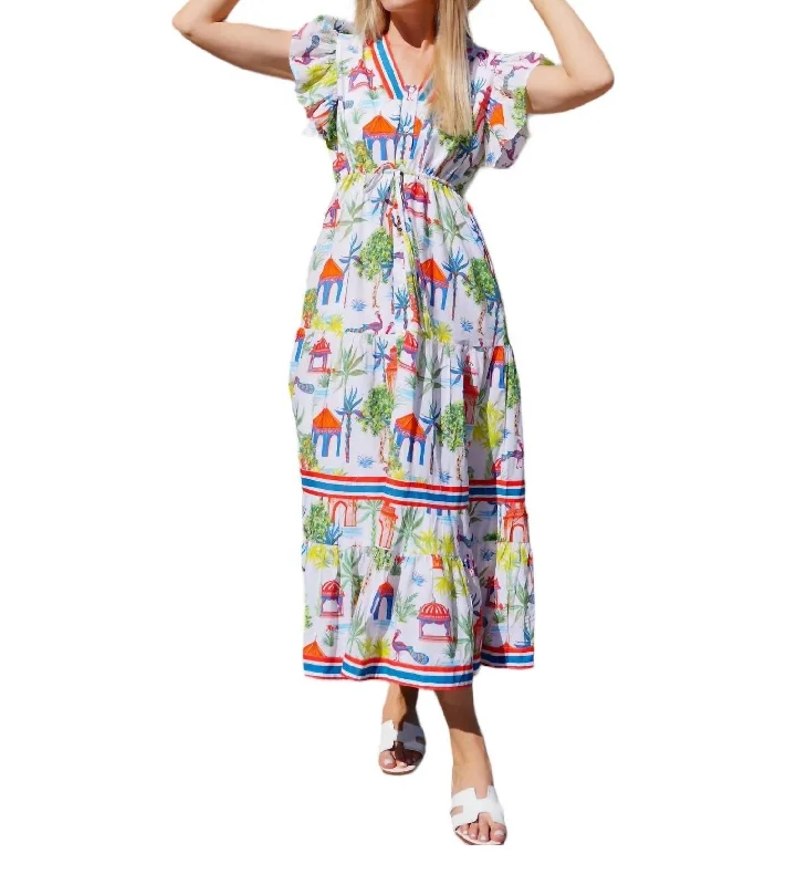 Sale Alert – Get Ready to Shop!Amalfi Maxi Dress In Peacock