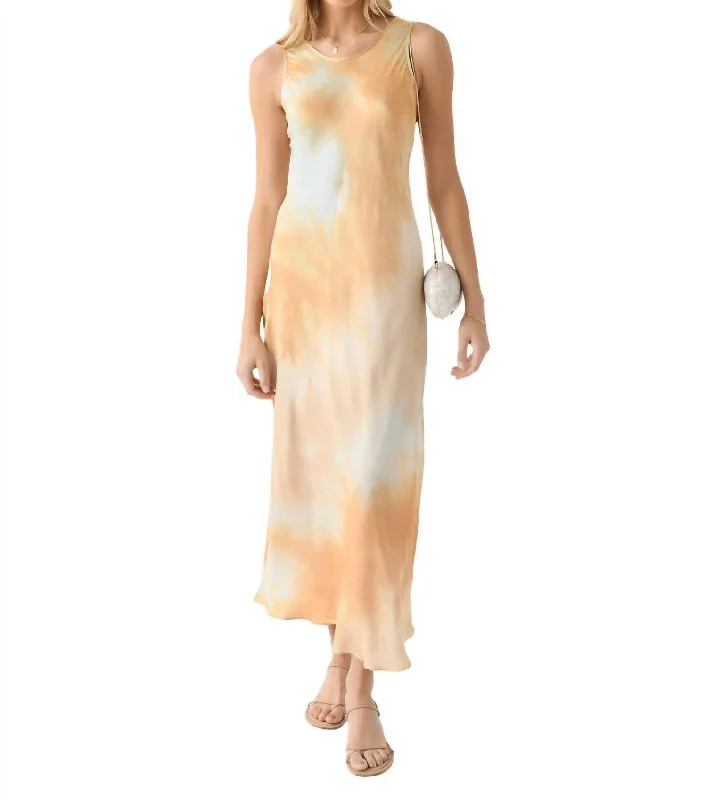 Exclusive Offers You’ll Love!Amana Satin Maxi Dress In Blue