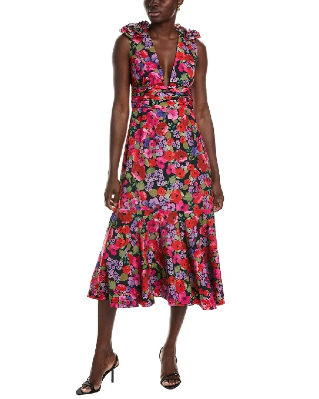 Snag the Best Prices Now!AMUR Sorena Deep-V Maxi Dress