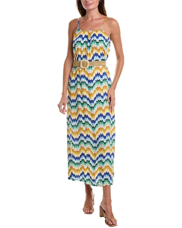 Limited-Time Price Drop!ANNA KAY Mario Silk-Blend Maxi Dress