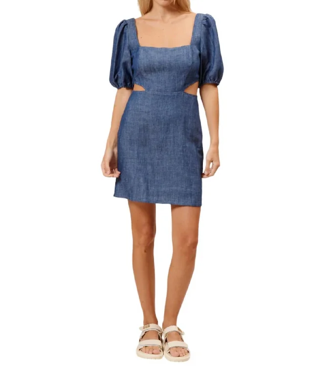 Shop Today, Save Tomorrow!Ayla Mini Dress In Dark Blue