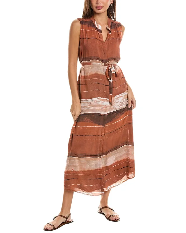 Buy More, Save More!Bella Dahl Sleeveless Pleat Front Maxi Dress